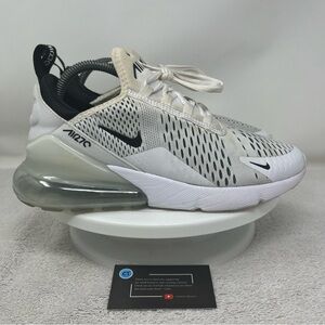Nike Air Max 270 White Black Sneakers AH6789 100 Women’s Size 9 Athletic Shoes